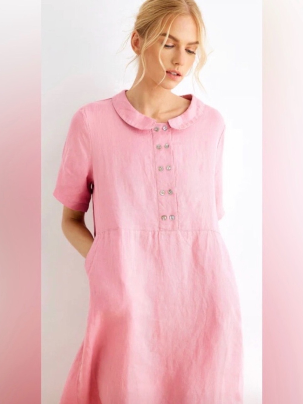 NEW Grae Cove Poppy Linen Dress size XL